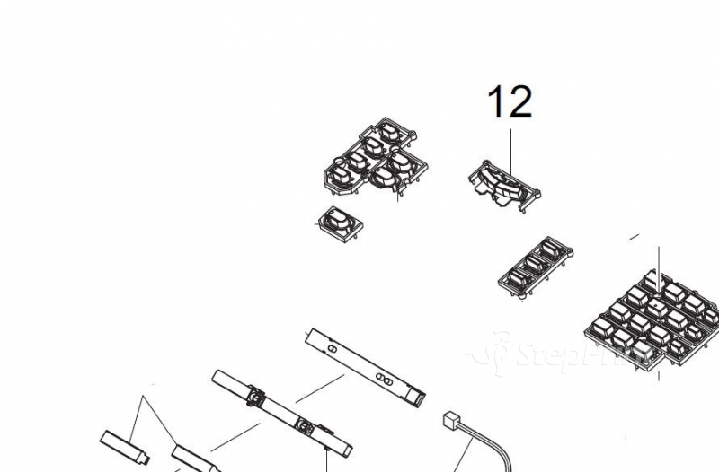 Кнопки универсальные Kyocera 2LC05080 KEY UNIVERSAL