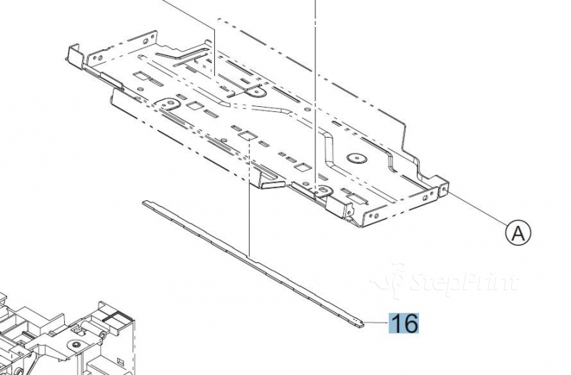 Подкладка для блока лазера Kyocera 2LZ94010 PARTS PWB ERASER SP