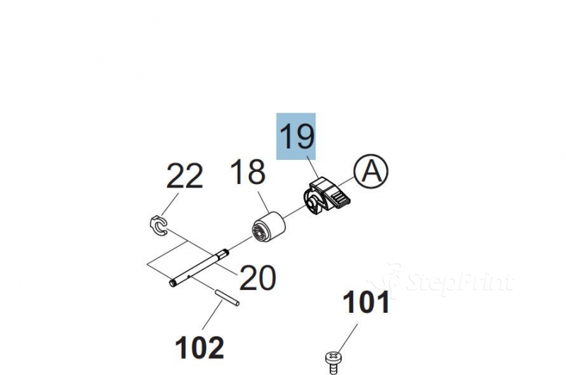 Регулятор смещения ADF Kyocera 2MV04590 LEVER ADJUST SKEW