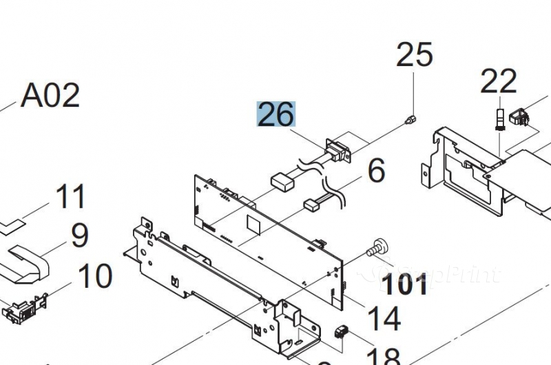 Соединительный разъём сканера Kyocera 2MV46420 WIRE DP