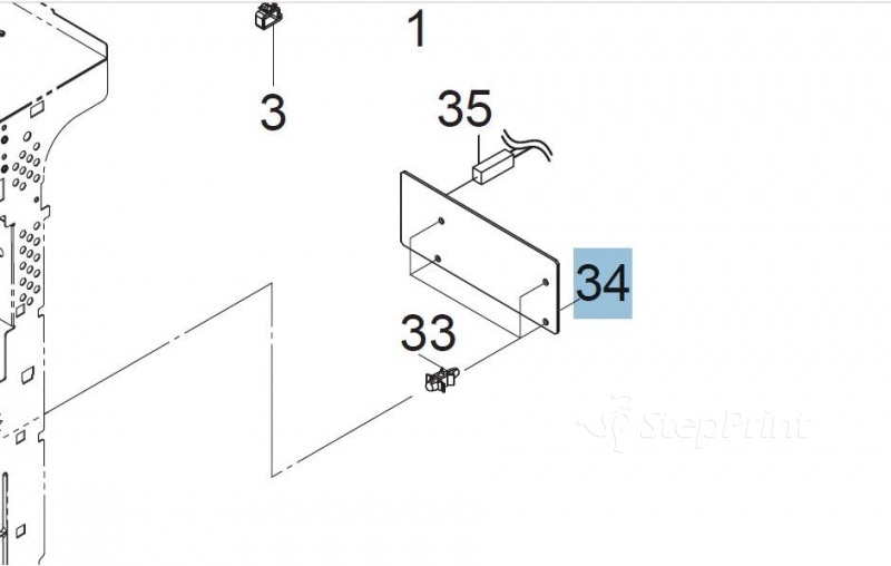 Плата питания Kyocera 2MV94270 PARTS PWB AC CONNECT ASSY 200 SP