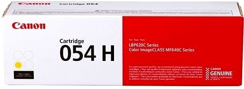 Картридж CANON 054H Y желтый, увеличенной емкости