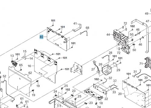 Деталь KYOCERA PARTS PWB ENGINE ASSY SP 302MN94061/302MN94060