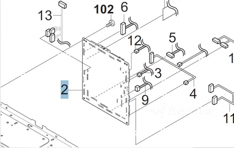 Деталь KYOCERA Плата управления аппаратом 302NL94120