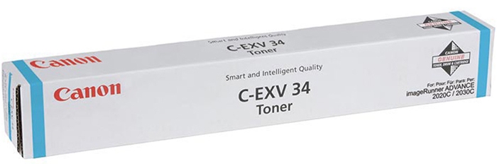 Тонер CANON C-EXV34 C голубой