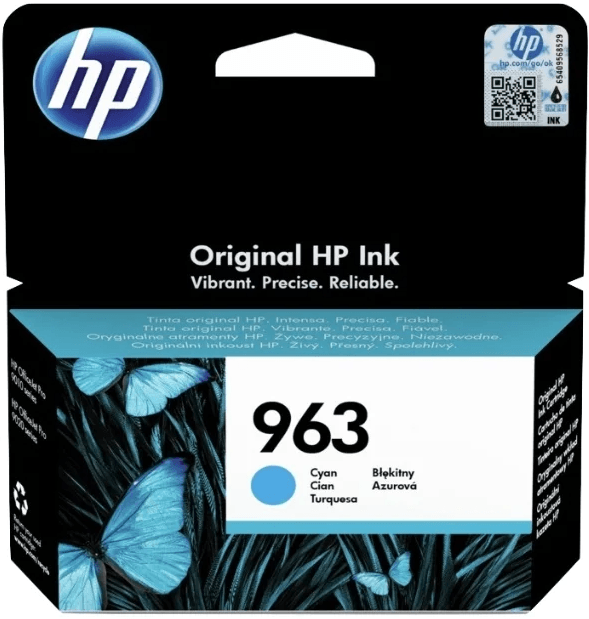 Картридж HP 963 струйный голубой (700 стр)