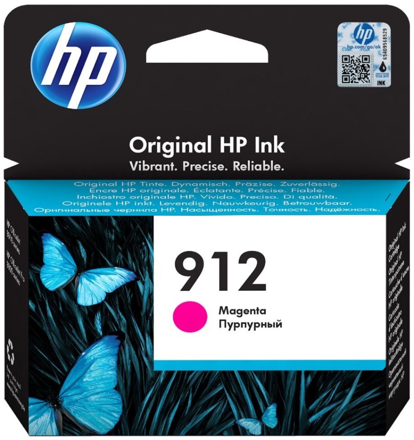 Картридж HP 912 струйный пурпурный (315 стр)
