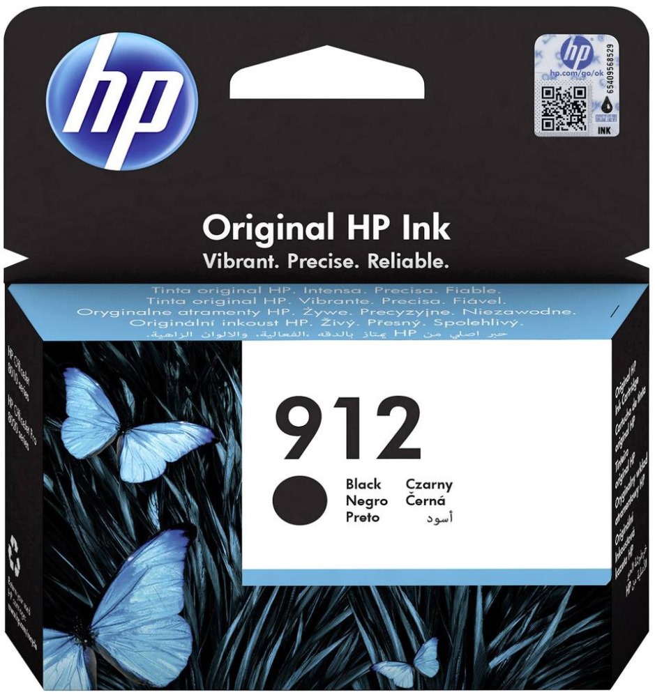 Картридж HP 912 струйный черный (300 стр)