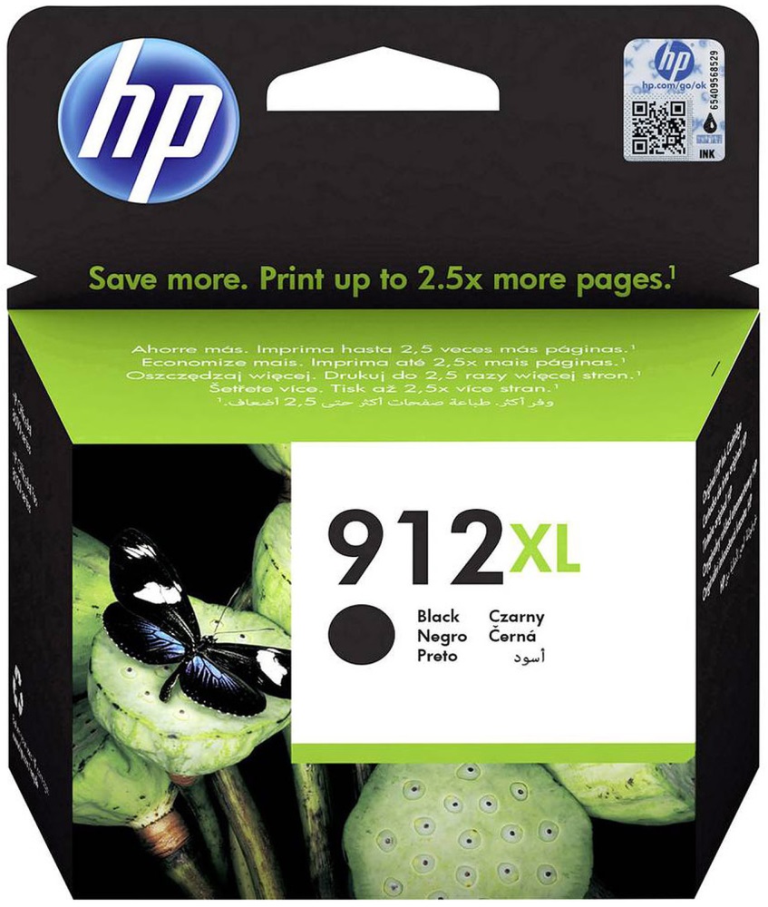Картридж HP 912XL струйный черный увеличенной ёмкости (825 стр)