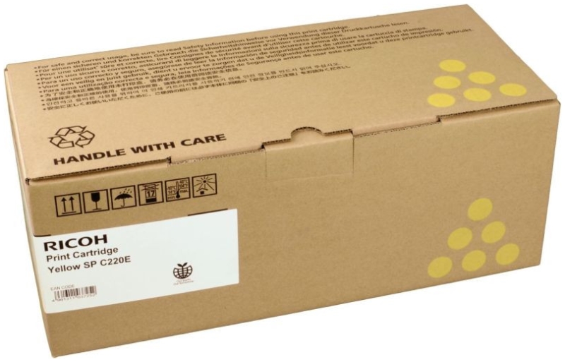 Тонер тип SP C220 (2K) желтый Ricoh Aficio SPC220S/C221SF/C222SF/SPC220N/C221N/C222DN/C240DN/C240SF