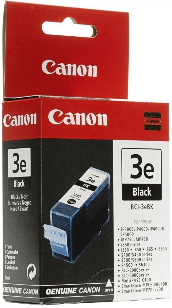 Картридж CANON BCI-3 BK черный (4479A002)