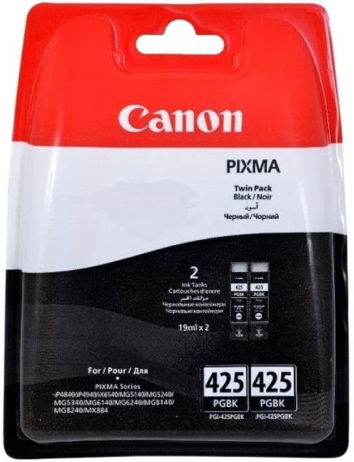 Картридж CANON PGI-425 PGBK черный, набор из 2 картриджей
