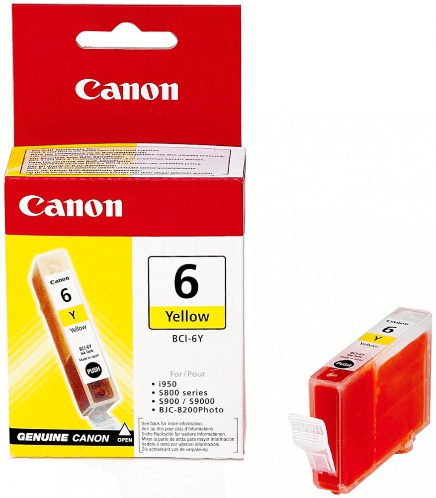 Картридж CANON BCI-6 Y желтый