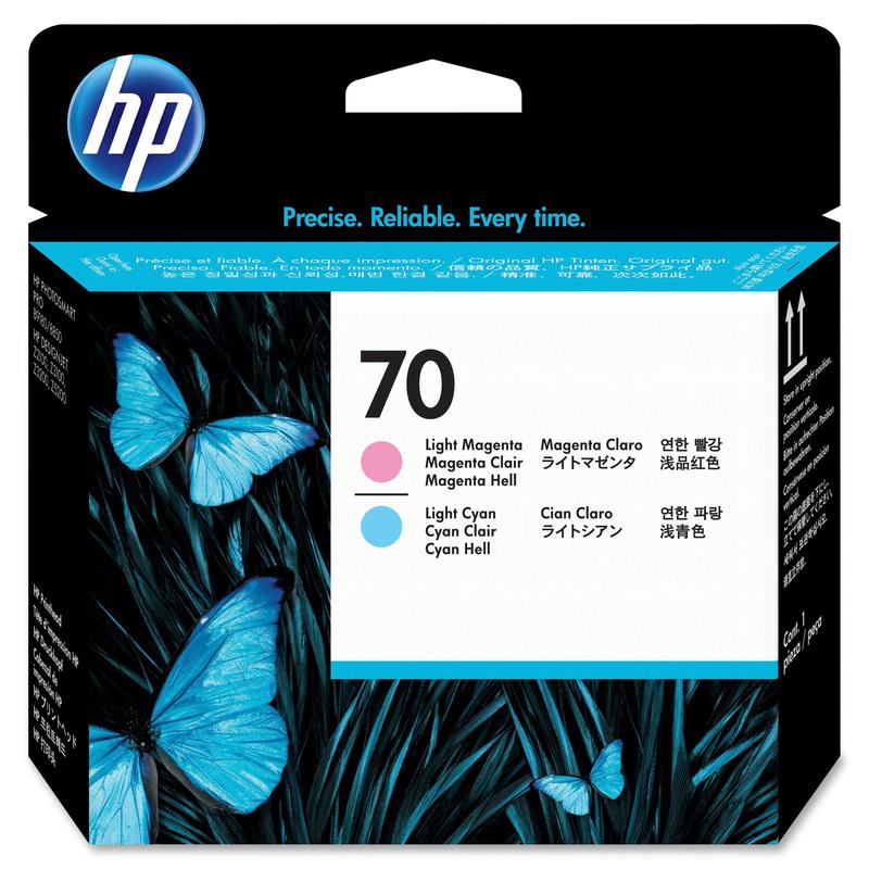 Печатающая головка HP 70 светло-пурпурная и светло-голубая (16000 стр)