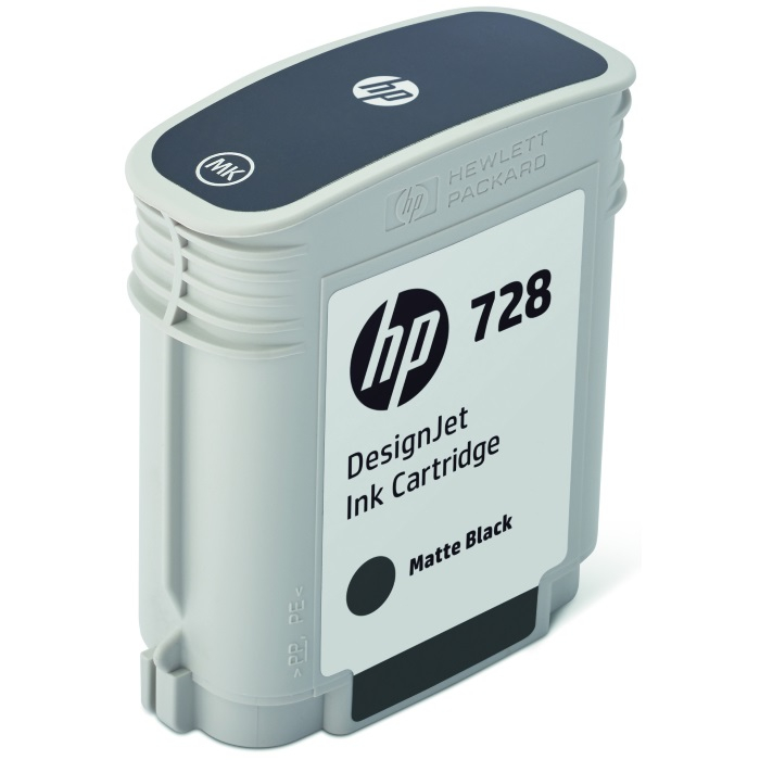Картридж HP 728 с матовыми черными чернилами для принтеров Designjet, 69 мл (F9J64A)