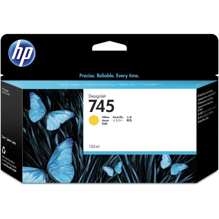 Картридж HP 745 струйный желтый (130 мл)