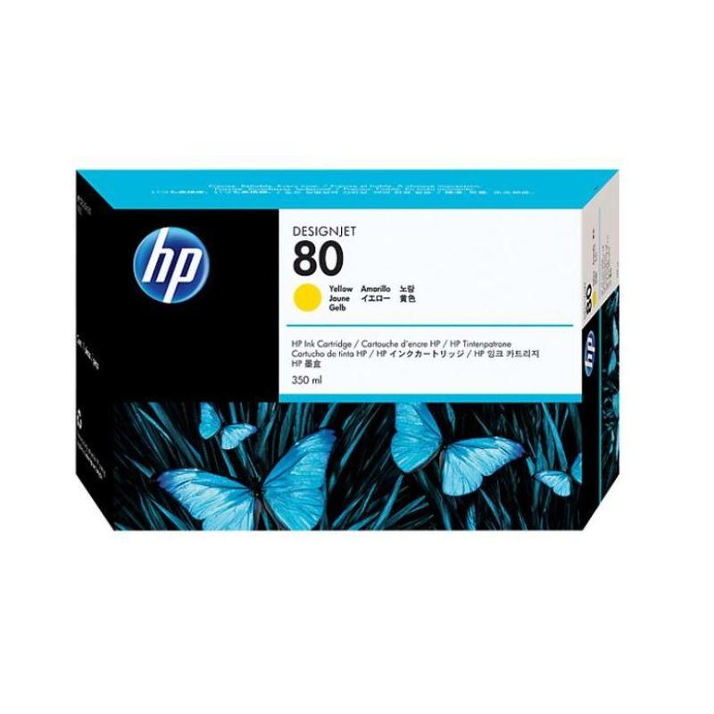 Картридж HP 80 струйный желтый (350 мл)