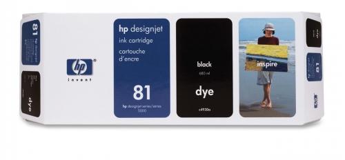 Печатающая головка HP 81 черная (1000 стр)