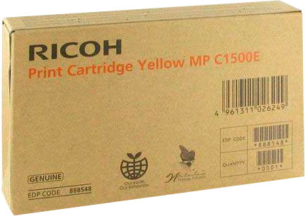 Картридж желтый Ricoh MP C1500E (406572)