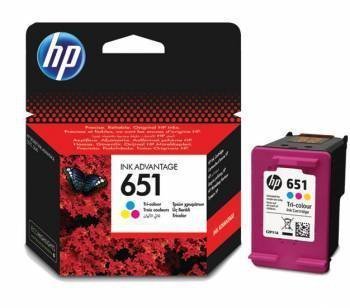 Картридж HP 651 струйный трехцветный (300 стр)