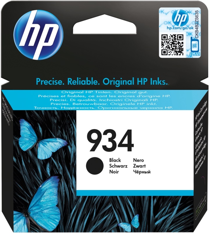 Картридж HP 934 струйный черный (400 стр)