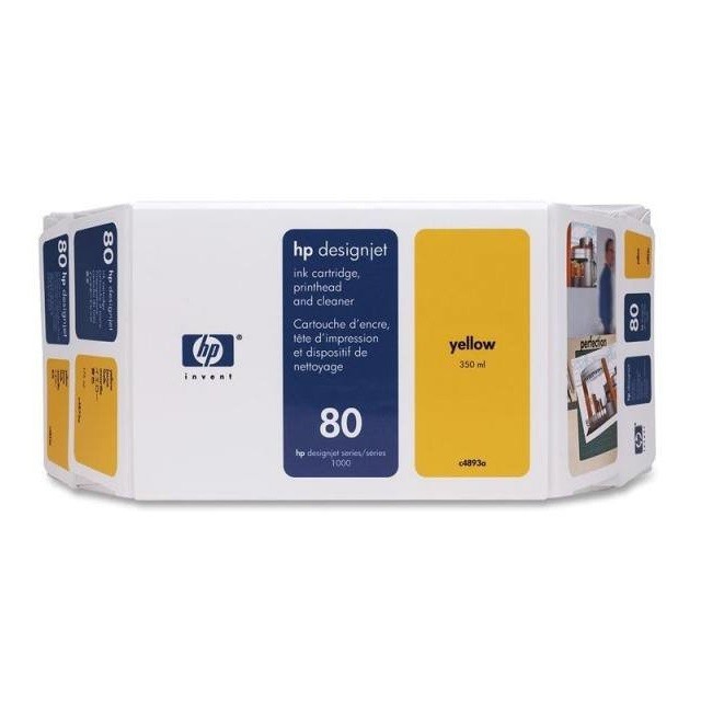 Картридж Hewlett-Packard DJ  № 80 yellow valuepack ww (C4893A)