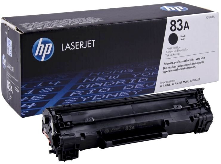 Картридж HP 83A (CF283AF) лазерный упаковка 2шт (2*1500 стр)