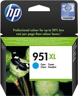 Картридж HP 951XL струйный голубой увеличенной емкости (1500 стр)