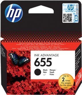 Картридж HP 655 струйный черный (550 стр)