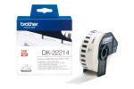Бумажная клеящаяся лента Brother DK22214 (белая, ширина 12 мм)