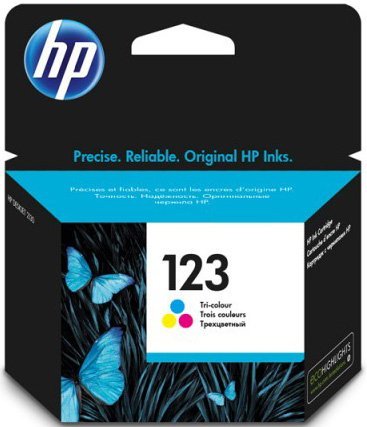 Картридж HP 123 струйный трехцветный (100 стр)