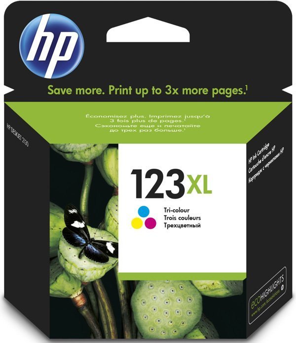 Картридж HP 123XL струйный трехцветный увеличенной емкости (330 стр) (F6V18AE)