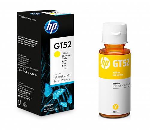 Ёмкость с чернилами HP GT52 желтая 70 мл (8000 стр)