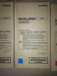 Девелопер Konica-Minolta bizhub PRESS C6000/C7000 синий DV-617C