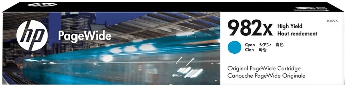 Картридж HP 982X струйный голубой увеличенной емкости (16000 стр)