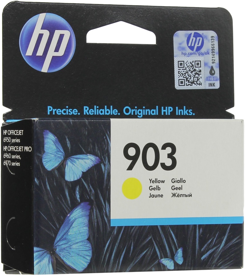 Картридж HP 903 струйный желтый (315 стр)