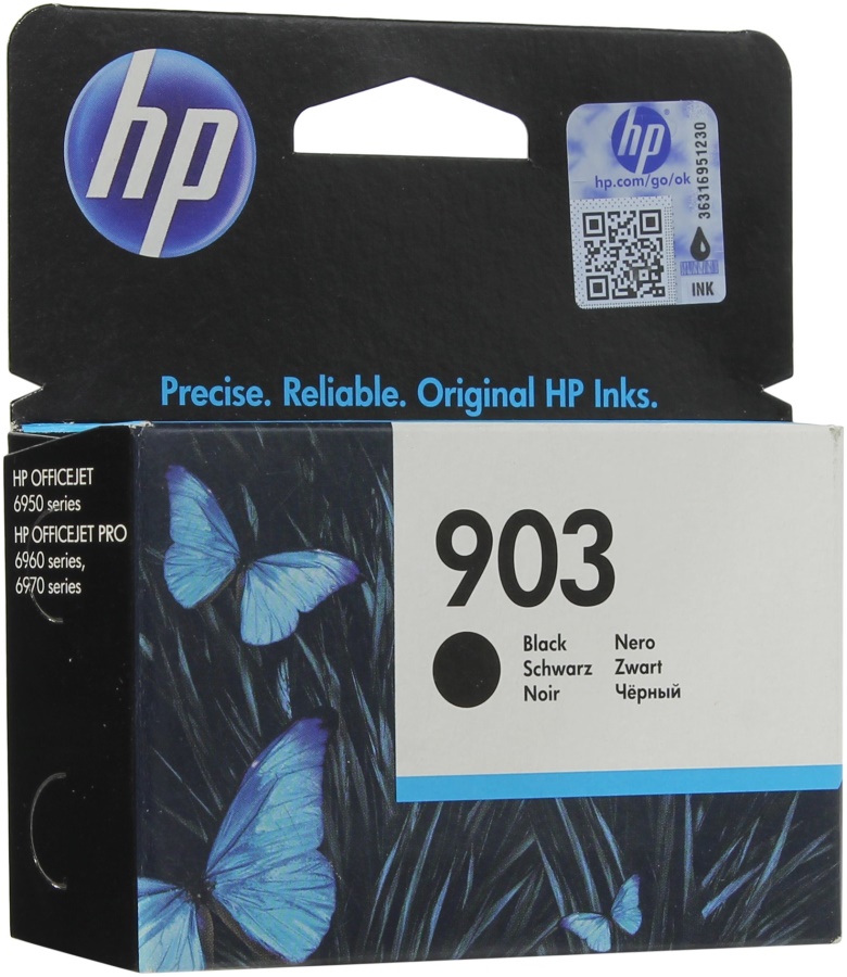 Картридж HP 903 струйный черный (300 стр)