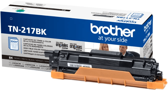 Картридж Brother TN217BK (3 000 стр.) черный для HLL3230CDWR1/DCPL3550CDWR1/MFCL3770CDWR1