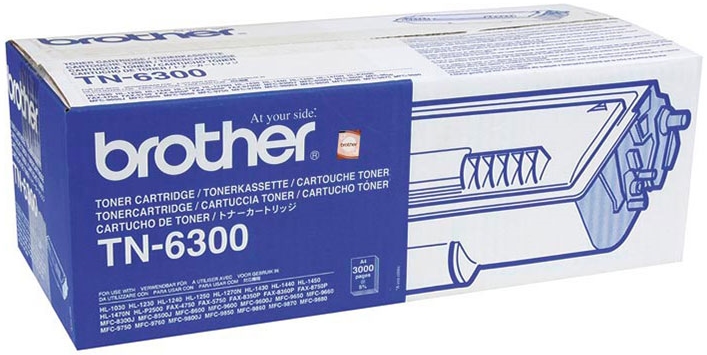 Картридж Brother TN-6300 (3 000 стр.) HL-1240/1250/1270N/1440/1450/1470N, MFC9650/9870/9660/9880