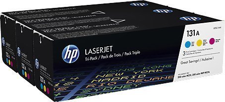 Картридж HP 131A (U0SL1AM) лазерный набор 3 цвета (1800 стр)