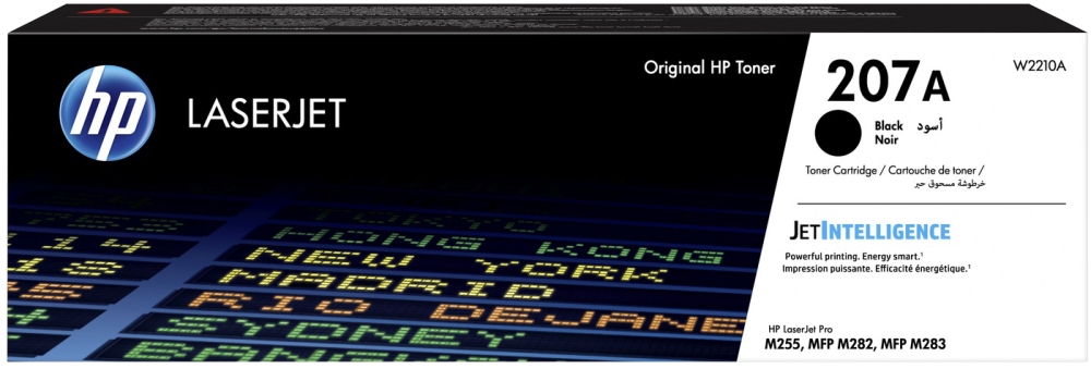 Картридж HP 207A (W2210A) лазерный черный (1350 стр)