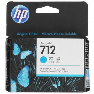 Картридж HP 712 струйный голубой (29 мл)