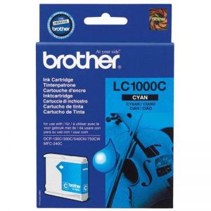 Картридж Brother LC1000C DCP130C/330С, MFC-240C/5460CN/885CW/DCP350 Cyan, 400 pages (5%)