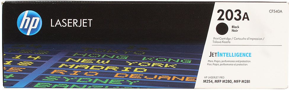 Картридж HP 203A (CF540A) лазерный черный (1400 стр)