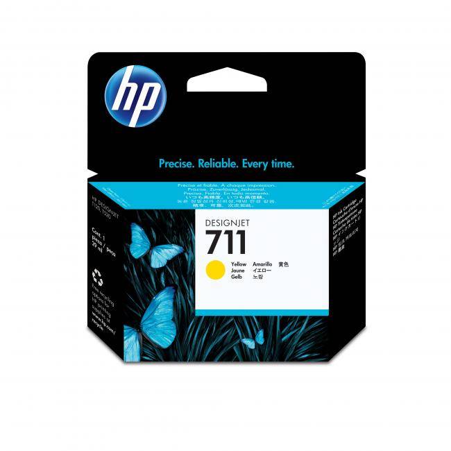 Картридж HP 711 струйный желтый (29 мл)